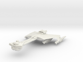DSC Klingon D7  V DreadnoughtCaruiser in White Natural Versatile Plastic