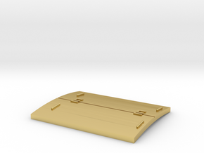 Southern Pacific Roof Hatch LOW in Polished Brass