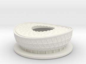 Lusail Stadium -  FIFA 2022 Qatar - 5CM  in White Natural Versatile Plastic