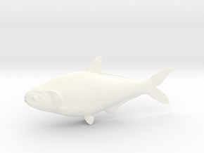 Gizzard Shad 120mm (4.7") in White Processed Versatile Plastic