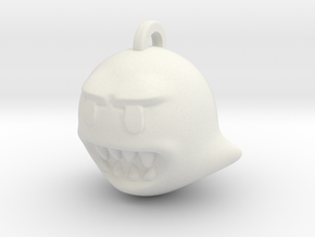 Video Game Ghost in White Natural Versatile Plastic