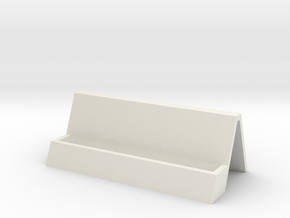 Card Holder (customizable) in White Natural Versatile Plastic