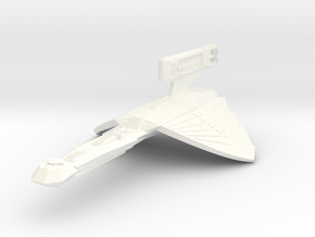 Klingon K27 Class VI Escort 1/1000 scale in White Processed Versatile Plastic: 1:1000