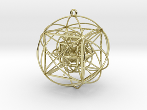 Unity Sphere (pendant) in 18k Gold Plated Brass