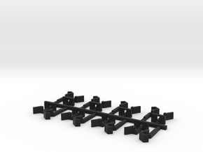 N Scale Couplers T Shank in Black Premium Versatile Plastic