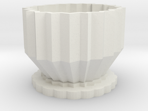pot in White Natural Versatile Plastic: Medium