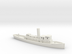 1/700 Scale GLADIATOR Towboat 1896 Waterline in White Natural Versatile Plastic