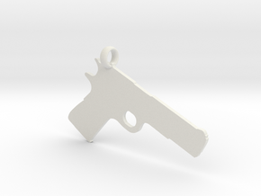 1911 charm in White Natural Versatile Plastic