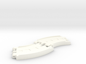 A.I.R. Lock Curved Ramps in White Processed Versatile Plastic