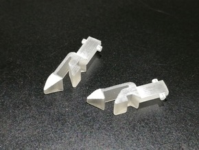 N scale NEM355 Clip coupler in Tan Fine Detail Plastic