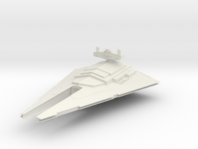 (Armada) Conqueror-Class Star Destroyer V1 in White Natural Versatile Plastic