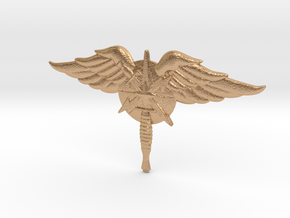 1.75 inch SW Emblem in Natural Bronze