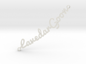  Lavendar Goon in White Natural Versatile Plastic