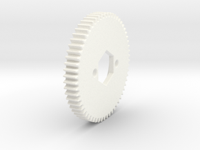 Spur gear 0.5M 60T  Venom GPV1 hub in White Processed Versatile Plastic