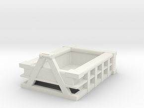 5Yd Construction Dumpster 1/24 in White Natural Versatile Plastic