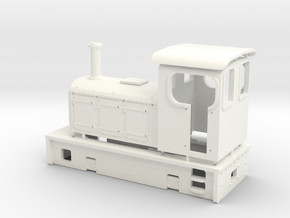 009 Freelance Diesel Loco in White Processed Versatile Plastic