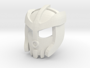 Vincoht, Mask of Limited Invulnerability (Stud) in White Natural Versatile Plastic