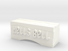 HellsBellsPlaque in White Processed Versatile Plastic