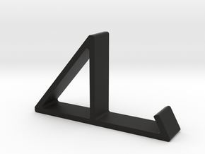 Phone or Tablet Stand in Black Natural Versatile Plastic