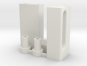 Custom belt tensioner (+3 mm) for Welshy40 in White Natural Versatile Plastic