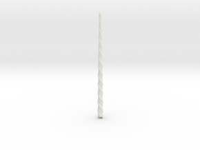 Alicorn-Horn Drumstick, RIGHT twist (roughly 2B) in White Natural Versatile Plastic