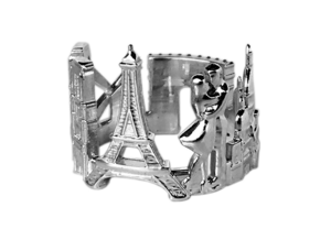 Paris Ring in Natural Silver: 7 / 54