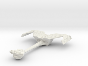 Klingon D18 Class XI Destroyer Refit in White Natural Versatile Plastic