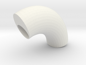 Hook head anti-slip pad in White Natural Versatile Plastic