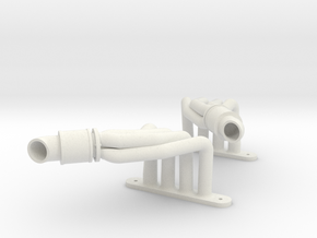 Another Magnaflow-styled Header (Pair) in White Natural Versatile Plastic