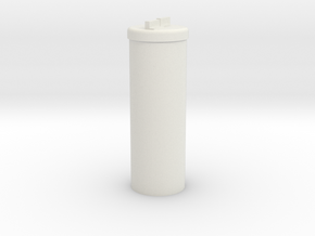 M37 Fuel Cap in White Natural Versatile Plastic