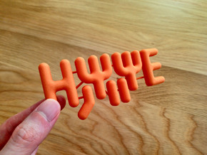 Scientific Fridge Magnets: TISE in Orange Processed Versatile Plastic
