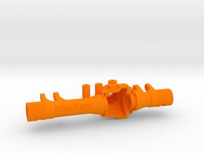 Front Mini Axle AR44 splines in Orange Processed Versatile Plastic
