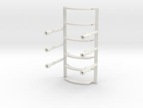 Sarah's Music Box - Poles and Arch Pieces in White Natural Versatile Plastic