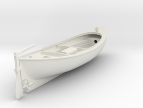  1/48 USN 26-foot Motor whaleboat in White Natural Versatile Plastic