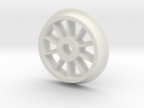 Marklin - Gauge 1 - 10 Spoke Bogie/Tender Wheel in White Natural Versatile Plastic