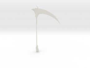 1:144 scale model scythe in White Natural Versatile Plastic