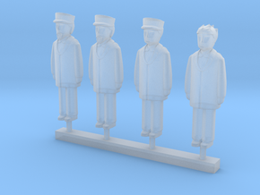 Shiningtime Station Conductors Group in Tan Fine Detail Plastic
