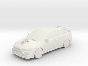 Wasteland Wars Modern Performance Car in White Natural Versatile Plastic