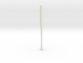 1:144 scale model Baseball Bat in White Natural Versatile Plastic