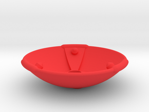 Iron Works Radar Dish in Red Processed Versatile Plastic