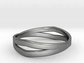 Split Ring in Polished Silver