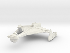 Klingon D10 V Cruiser in White Natural Versatile Plastic