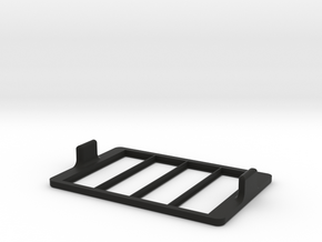 Multi-slide Holder Tray for Microscopy no clamps in Black Natural Versatile Plastic