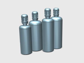 22x Looted Bitz: Gas Bottles in Tan Fine Detail Plastic