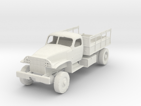 1/72 Scale Chevy G7100 4x4 Truck in White Natural Versatile Plastic