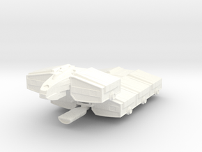 Tellarite/Tarkalean Freighter 1/1000 in White Processed Versatile Plastic
