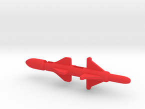 GI Joe Cobra Ferret ATV Missile in Red Processed Versatile Plastic