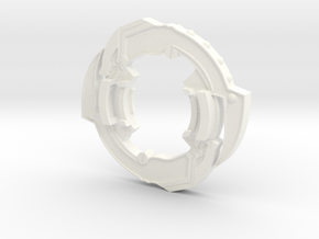 Beyblade Gabriel 2 Attack Ring in White Processed Versatile Plastic