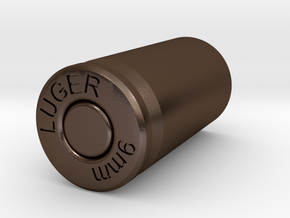 9mm Lugers case Mug in Polished Bronze Steel