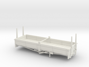 North East Dundas Tramway A class wagon 16mm scale in White Natural Versatile Plastic